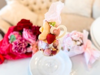 Pesche e fragole