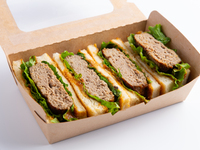 [Takeout] Short-horned beef hamburger sandwich