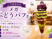 メガぶどうパフェ（アンジェフレーゼ）