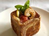 海老とアスパラのD'Quiche