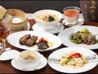 【夕凪ゆうなぎ】鮑をふんだんに使った本店60周年の贅沢なランチコースです。※2名様より承ります。