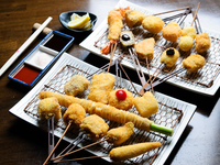 【120分飲放付（L.O.90分）】夏限定！復活串満喫コース！5000円（税込み）