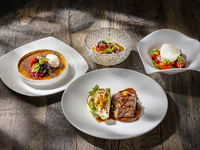 【Web booking / Special price with welcome drink】5 dishes dinner course "Charred"
