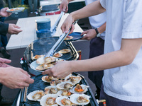 ボトルワイン＆シーフード付き！ BBQ PLAN[飲み放題150分付]