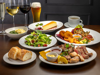 【DINNER】黒毛和牛＆サーモングリルコース  全5品