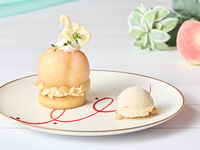 [July–August] Peach One Tart Set
