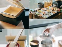 7/1부터 신메뉴/평일 한정 가격 【공정두부 런치】 갓 만든 두부와 9가지 색깔의 반찬, 유바 하부카이밥 코스