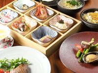 特別な日のお食事に♪シャンウェイ福寿コース【松阪牛、フカヒレ、アワビ、キャビアなど高級食材をふんだんに使ったコースが登場♪】 お料理はお一人づつに盛付けてご提供いたします。