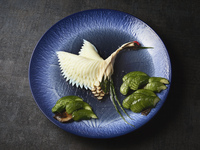 [Celebration Course Option] Crane-shaped celebratory appetizers +20,000 yen