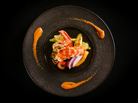 Festive lunch course
