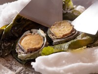 鮑の岩塩蒸しランチ　〈￥18,700‐〉7/15～ 