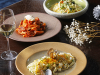 [December, January, February] Choose-your-own pasta + Buffet with one alcoholic drink included (unlimited time)