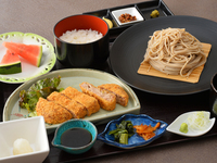 かのん的おいしい函館フォロワー専用　幌加内そば＆本鮪入りマグロメンチカツ