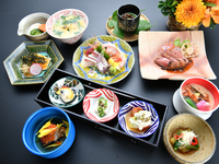 【おすすめ会席】山海の旬の食材をふんだんに使用した全8品