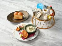 [Lunch Course] Assortment of 3 appetizers and rich sea urchin cream noodles