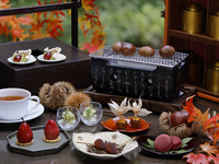「京丹波栗アフタヌーンティー “秋、香る午後”」【THE GARDEN BAR】