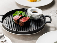 【Lunch Course】 - 厳選和牛 赤身肉炭火焼き -