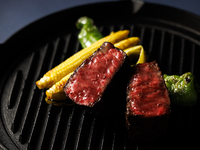 【Lunch Course】 - 厳選和牛 フィレ炭火焼き -