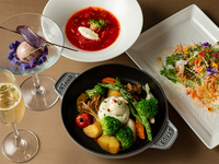 VEGETABLES COURSE with Glass of Sparkling Wine［From September］