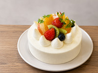 ◇お食事のご予約と一緒にご注文ください◇バースデイ＆アニバーサリーケーキ【3号9㎝】生クリーム