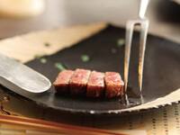【Dinner Course】Kobe beef premium lean meat course <110g>: 6 courses, 9,350 yen (1 drink included ※Draft beer is also available)