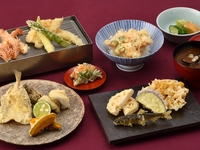 【Lunch】 Premium Autumn Tempura Lunch Course