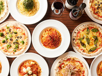 【9～11月　月、火、水、木曜限定】歓送迎会にもお勧め！スパークリングワイン＆ハートランド生ビールもOK！120分飲み放題付！☆料理全6品！税込！5000円フルコースプラン