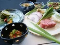 ♦【仙台牛モモ肉×鉄板焼】晩翠(ばんすい／仙台牛モモ肉とシーフードのランチコース) 