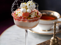 Seasonal Parfait/peach (Tea Set)