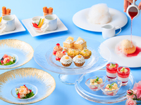 【Weekday lunch only: ¥1,000 off】 Peach & Blossom Summer Afternoon Tea + free café access