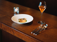 【Online Limited from 8/1 till 10/4】7-course dinner with a glass of champagne Counter seating