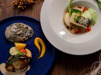 「Supreme!」《あわび&本日のお魚料理》と厳選牛ヒレ70g