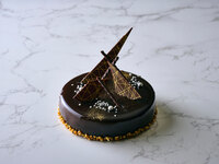 Chocolate cake, round 9 cm