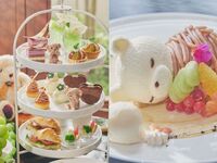 2時間カフェフリー【平日：居眠りくまムース付き】マスカットとくまのオータムアフタヌーンティー