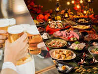 【金・土・日・祝日WEB予約限定】秋のご褒美フリーフロー付きビュッフェプラン（9/18～11/30）