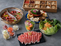  All-you-can-eat rare mushrooms – Spicy Mushroom Lamb Shabu-Shabu All-You-Can-Eat & Drink V Course