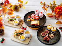 [Strawberry × Chestnut, Purple Sweet Potato, Pumpkin] Strawberry & Autumn Harvest Afternoon Tea