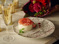 9/10～【Dinner Anniversary】Guaranteed window seat with a view of the nightscape. Balcon Tokyo Anniversary Course featuring 6 dishes, including celebratory drink and anniversary cake.
