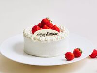 【バースディケーキ】ストロベリーショートケーキ（白）7号サイズ