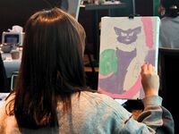 11/28【ワイン×アート イベント Paint & Sip】のみかき-NOMIKAKI-