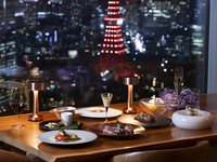 【保证靠窗座位】MOONLight套餐，附玻璃杯装香槟