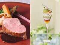＜9月15日～9月30日＞限定ランチ【平日＊パフェ付ランチコース】前菜・シェフ特製パスタ・メイン料理とシャインマスカットと紅茶の贅沢な秋のパフェを愉しむカジュアルランチコース