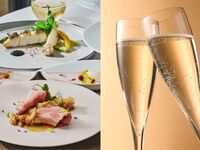 9月限定【土日祝】乾杯酒プレゼント！前菜は横浜野菜のバーニャカウダ・メインは鱸や北海道産豚肩ロースのWメインが愉しめるフルコースランチ（CHEFS SELECTION)
