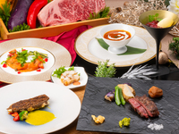 12月1日〜27日限定【Xmasランチ・ネージュ】〜市場直送鮮魚と黒毛和牛がついたシェフおすすめコース～