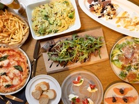9月1日～【LUXURYパーティープラン】パスタにピザ、メインの牛ステーキなどお料理全10品＋飲み放題120分（L.O30分前）付き