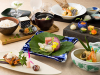 【9/19～23限定】ディナー特別会席「睡蓮」120分飲み放題付き＋食事寿司にアップグレード