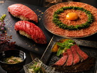 『カウンター席限定』2時間フリーフロー付き【黒毛和牛堪能コース】￥10,000(税サ込)