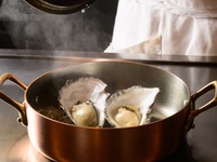 [11:30~] Oyster and Hokkaido beef course
