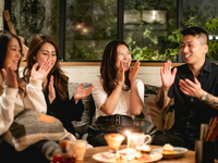 【Celebration with loved ones】 Anniversary dinner course including plate (food only)