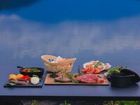 【食材付・手ぶらでBBQ！】湖と山梨特産を味わう！お子様料金プラン！※5歳～小学生対象